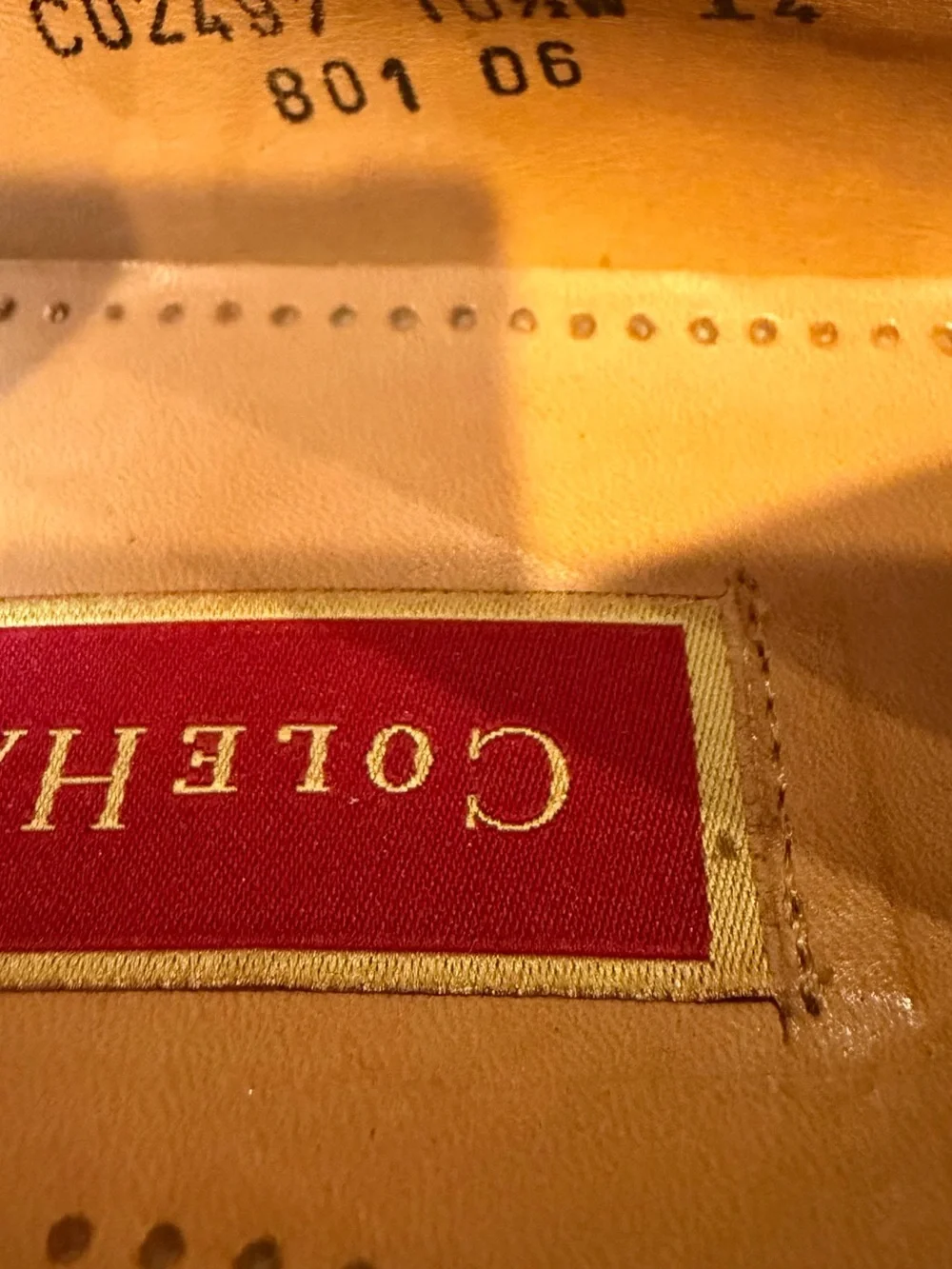 Cole Haan Brown Leather Horsebit Loafers